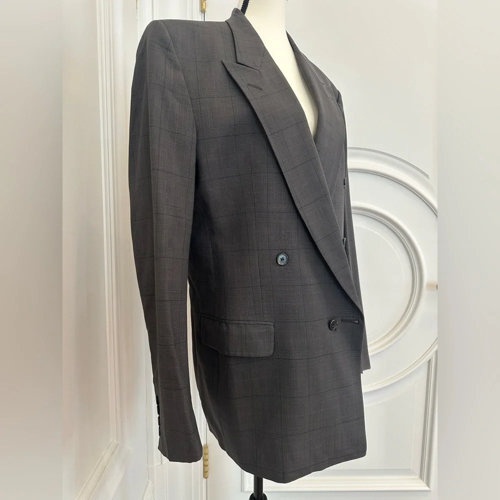 Christian Dior Monsieur Vintage 100% Wool Double Breasted Blazer